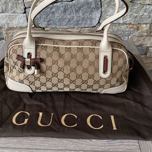 Authentic GG Canvas Gucci Shoulder Bag